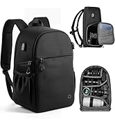 llano 20L Camera Backpack for DSLR/SLR/Mirrorless – Water-Resistant Photography Bag with Laptop S...