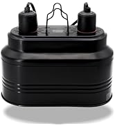 MECESOR Reptile Dual Light Fixture, Reptile Heat Lamp Fixture with Separate Switches Fit for UVB ...