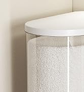 SYNCVIBE 25Lbs Large Rice Dispenser, Cereal Grain Snack Storage Container Bucket with Measuring C...