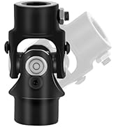 3/4" 36 Spline X 3/4" DD Steering Shaft U Joint Single Black Universal Joint Coupling