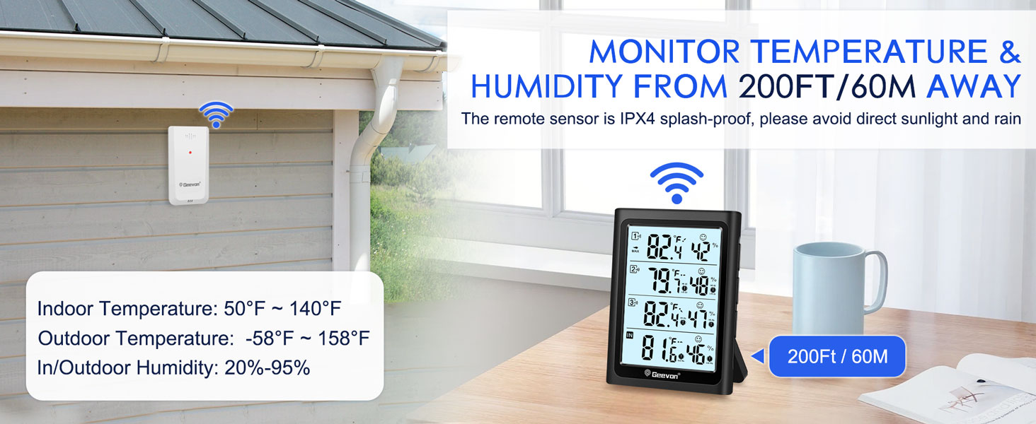 thermometer with 3 sensors
