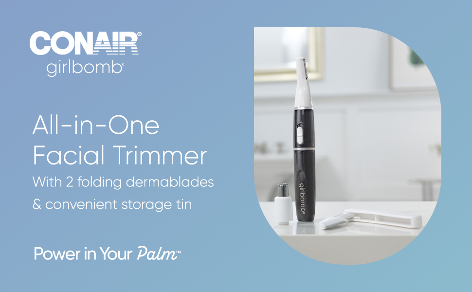 Conair GIRLBOMB All-in-One Facial Trimmer