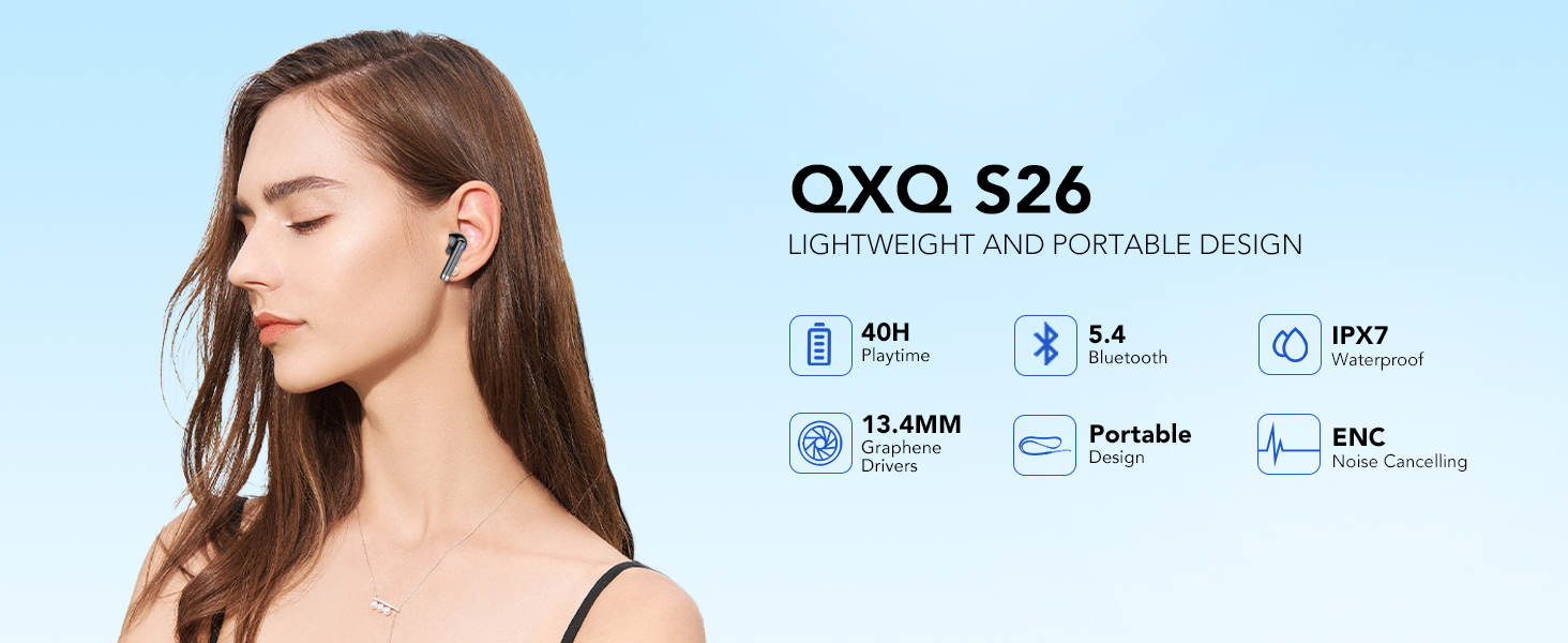 Wireless Earbuds, New Bluetooth 5.4 Headphones