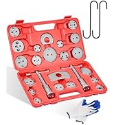 DAYUAN 27Pcs Brake Caliper Tool, Heavy Duty Disc Brake Caliper Compression Tool Caliper Piston To...
