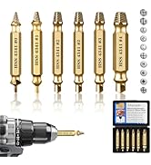 Damaged Screw Extractor Kit Stripped Screw Extractor Set DIY Hand Tools Gadgets Gifts for Men Bro...