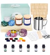 Candle Making Kit for Adults,Candle Making Supplies with Beewax, Fragrance Oil, Beeswax Dye Block...