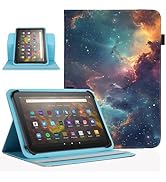 Pudazvi Universal 10 10.1 Inch Android Tablet Case,360 Degree Rotatable Kickstand Multiple Viewin...