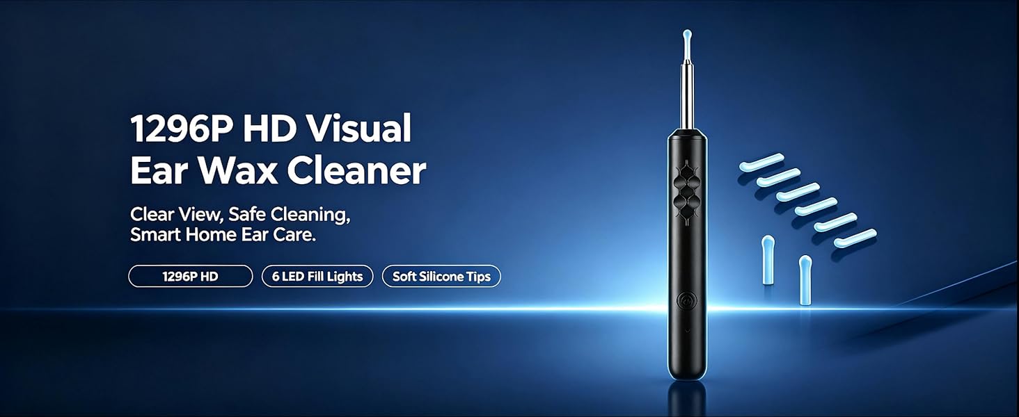 1296P HD ear wax cleaner
