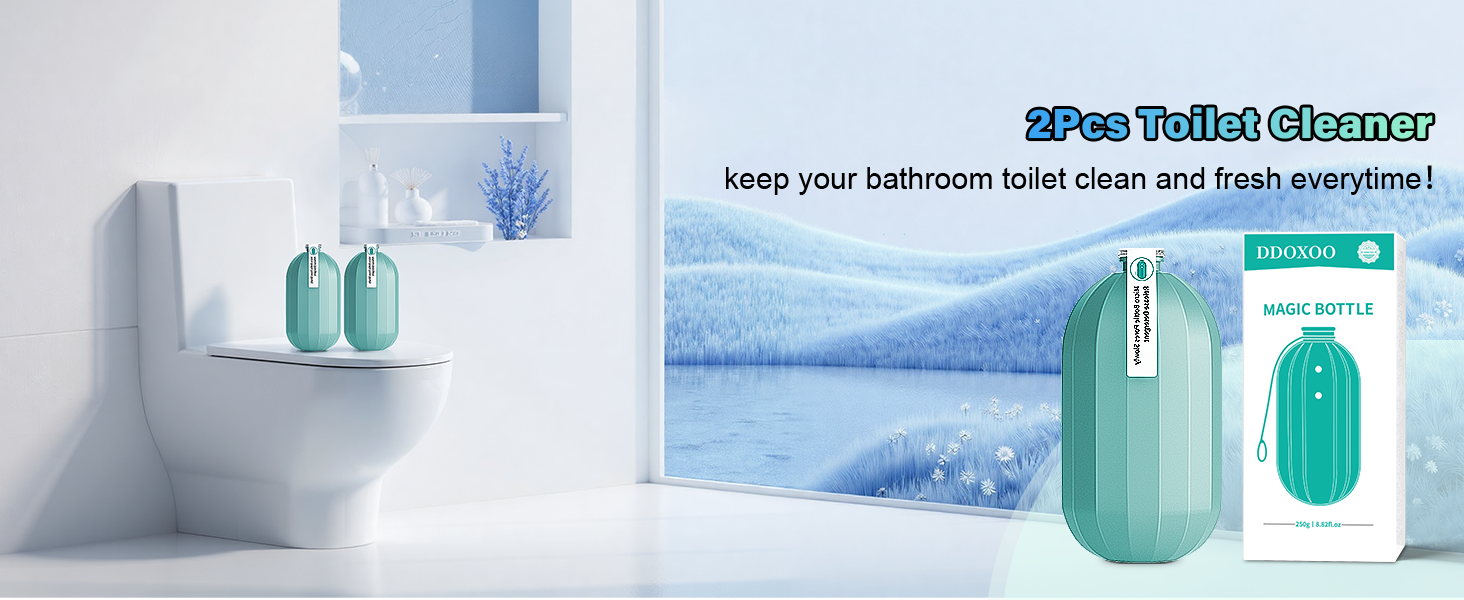 2Pcs Toilet Cleaner for bathroom