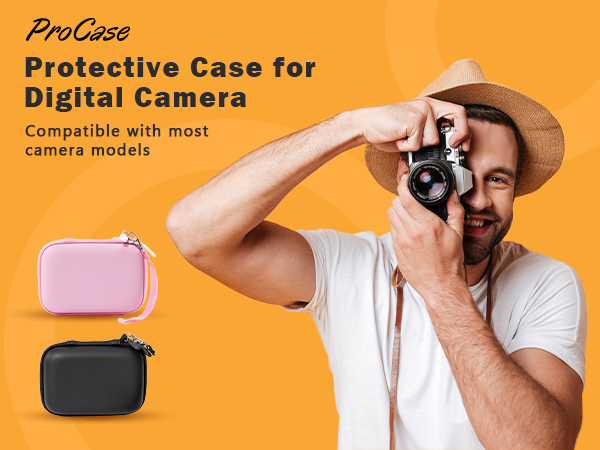 ProCase Hard Shell Digital Camera Case for Canon G7X Mark III Mark II, Sony Cybershot