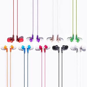Panasonic RP-HJE120 earbuds 9 color options matte finish gloss finish metallic finish