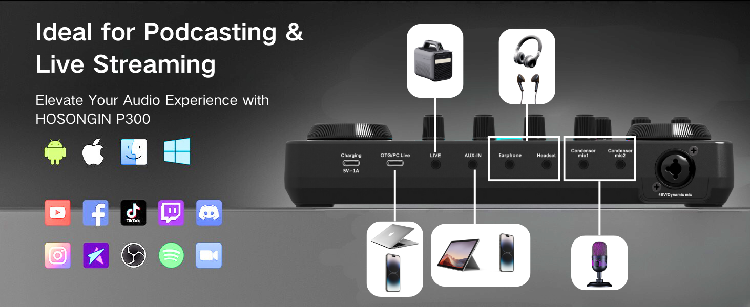 P300 Streaming Audio Mixer