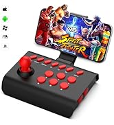 arVin Arcade Fight Stick Joystick Game Controller for iPhone iOS Android PC Fighting Stick for Ni...