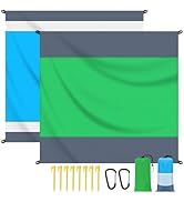 BREENHILL Beach Blanket Water Resistant Sandproof 2 Pack 83x79in Outdoor Blanket Lightweight Wind...