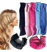 Aimin Hair Soft Overnight Hair Rollers No Heat Sleep In Hair Curlers For Thick Hair Large Cloth P...