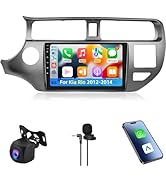 Android 4G+64G Car Radio for Kia Rio 2012-2014 - 9 Inch HD Touch Screen Stereo with Wireless Carp...