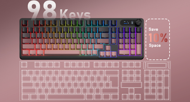 Wireless gaming keyboard Wireless keyboard bluetooth keyboard