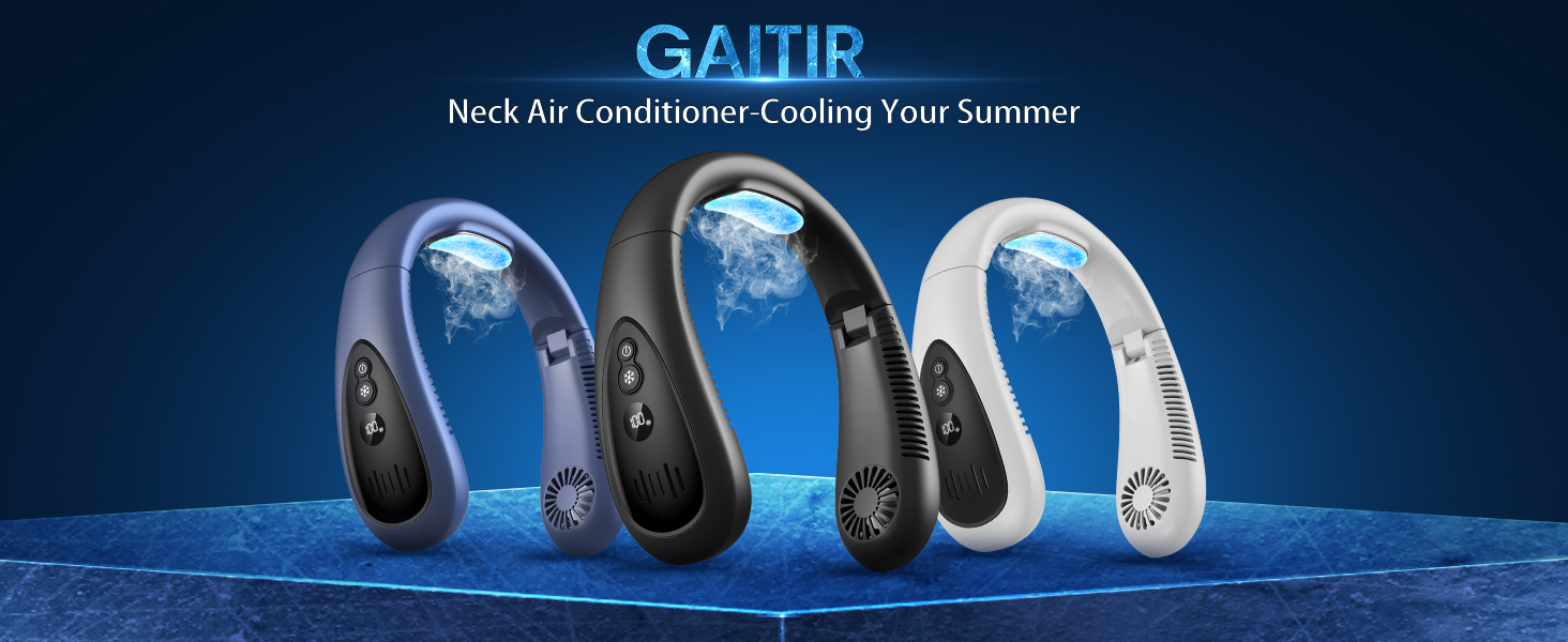 GAITIR Neck Fan Air Conditioner Cooling Your Summer 2024 Upgrade USB Fan