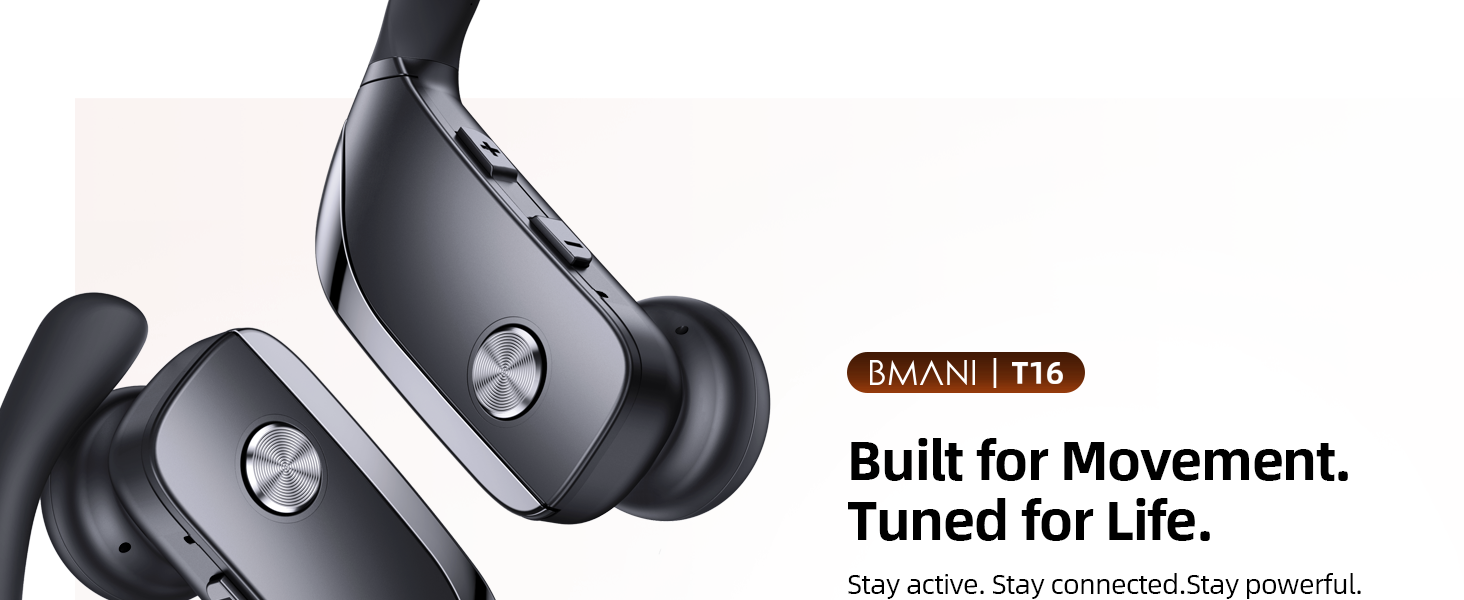 Wireless Earbuds with Over-ear Hook Designed for Sports