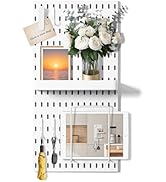 VUSIGN Pegboard Combination Wall Organizer Kit, 2 Pieces Pegboards and 10 Accessories Modular Han...