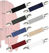 zDwfDc 8 Pcs Pant Waist Tightener Waist Cincher Clip, Dress Clips Back Cinch Pants to Tighten Wai...