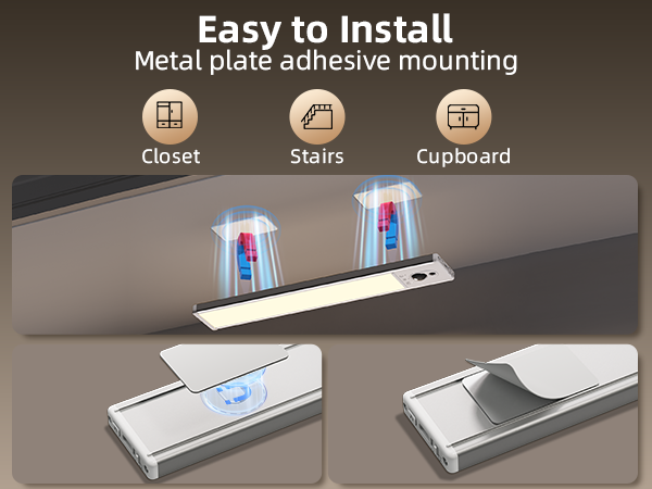 under cabinet lights with adhesive