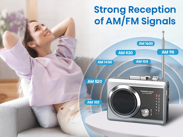 cassette player radio