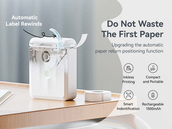 NIIMBOT D110 Upgraded Version Mini Label Maker Machine with Tape