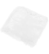 FOMIYES Faux Fur Photo Props Nail Art Take Picture Background White Fluffy Photography Blanket Ma...