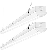 Tycholite 110W LED Shop Lights 8FT Linear Strip Light, 12000LM, 5000K LED Light Fixtures for Gara...