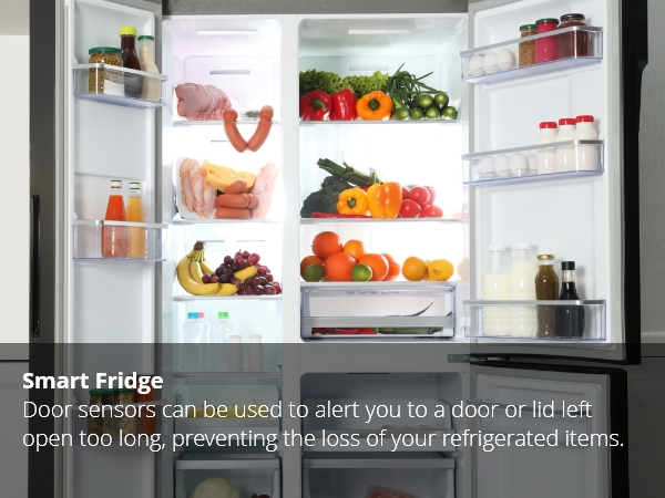 door senosr application: smart fridge
