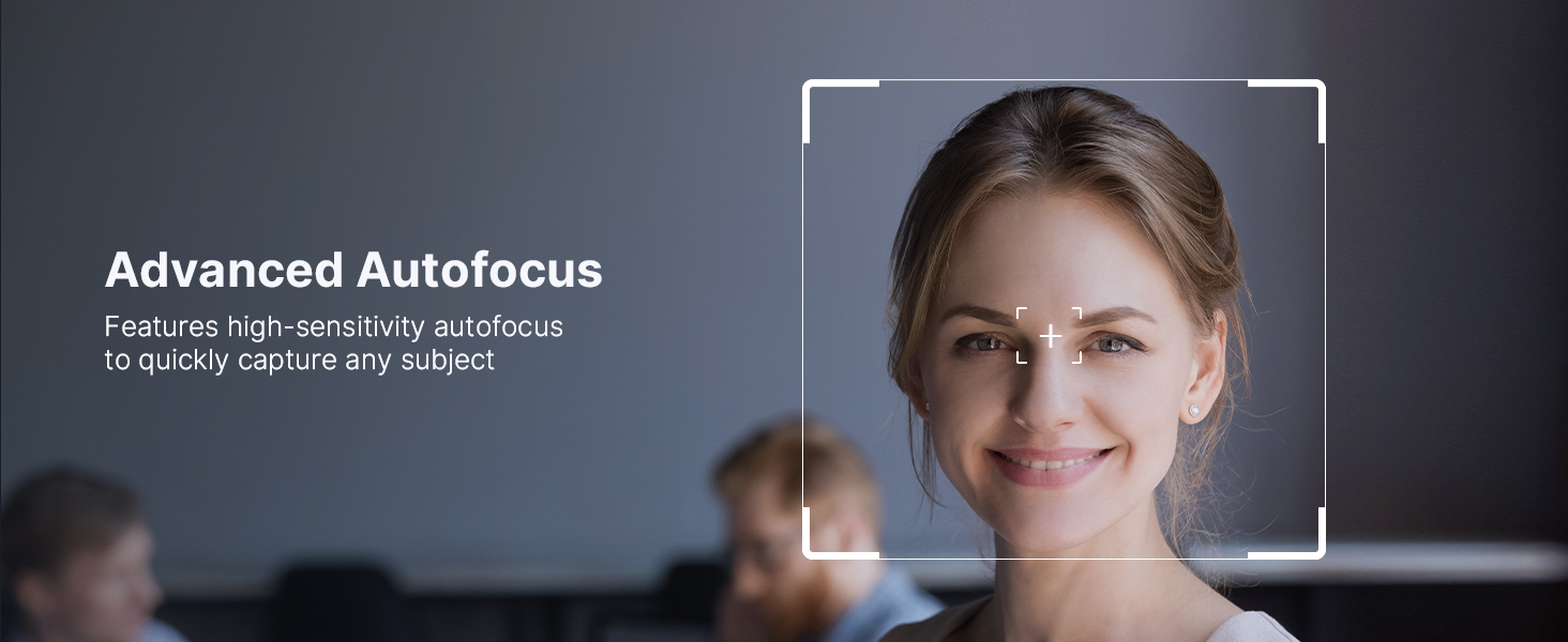 The N680P precisely focuses on a smiling woman facing the camera.