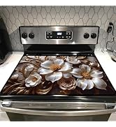 Glass stove top cover 28"x 20", Stove Top Covers for Electric Stove, Flat Range Mat for Glass Coo...