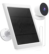 Solar Panel for Google Nest Cam Outdoor or Indoor, Battery(2nd Generation),5V 4W Weatherproof Sol...