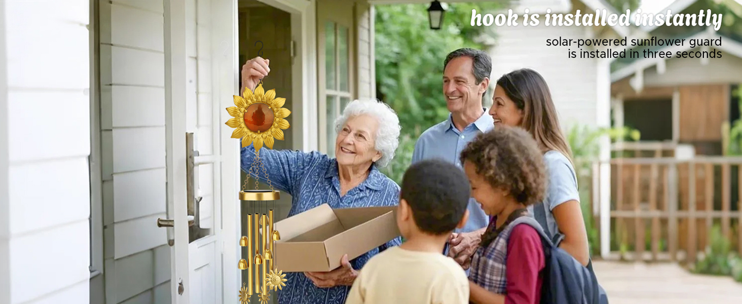 solar wind chimes for outside