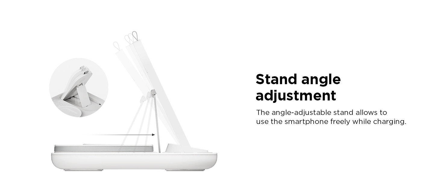 Stand angle adjustment