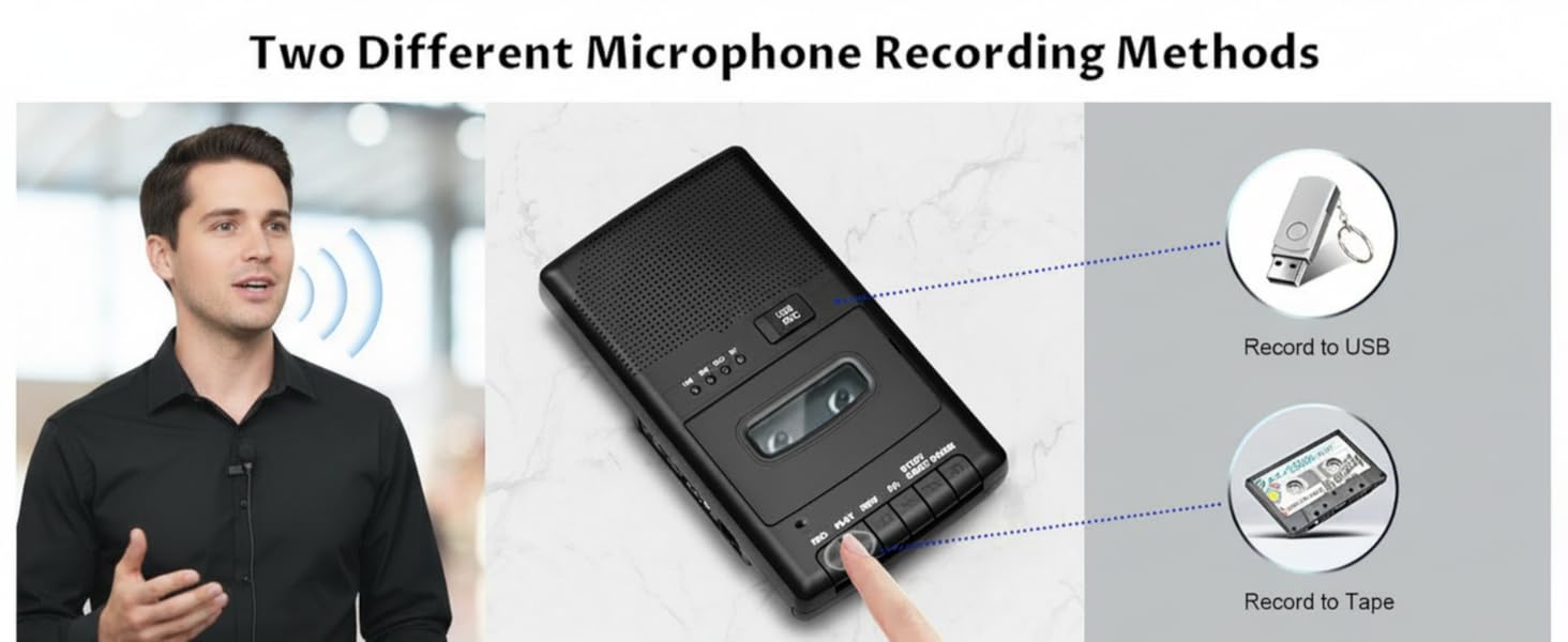 portable cassette tape player