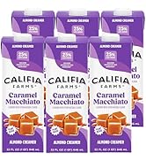 Califia Farms - Caramel Macchiato Almond Milk Coffee Creamer, 32 Fl Oz (Pack of 6), Shelf Stable,...