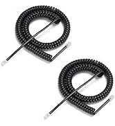 Awishwell Phone Cord for Landline, 13FT Uncoiled (1.4FT Coiled), Telephone Cord 2 Pack, Phone Han...
