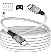 Multiple views of a white cable or cord product with protective coating, showing different angles and connection points.