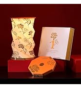 ZBOLE Birthday Flower Folding Rotating Lamp - January Carnation, Rechargeable Folding Paper Light...