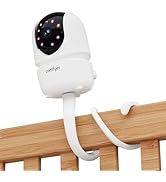 Comfyer Baby Monitor Mount for BM01, 16.5 Inch Flexible Arm Bracket, Stable Camera Holder Attache...