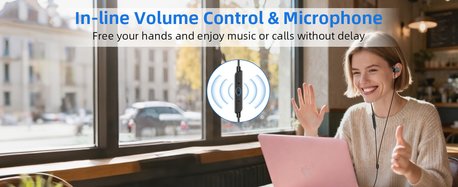 open-ear headphones with mic