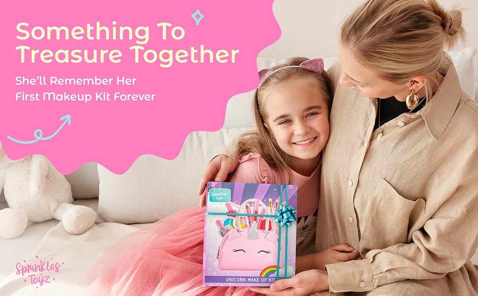 Something to treasure together: She&amp;#39;ll remember her first makeup kit forever