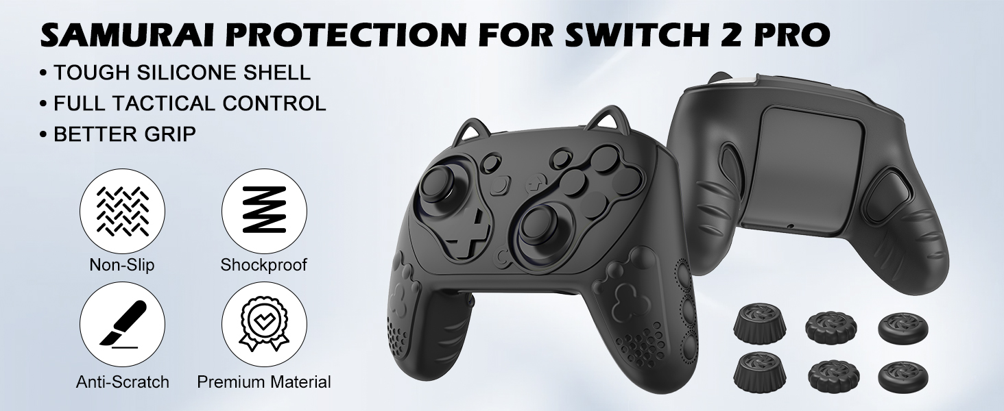 Silicone Switch 2 Pro Controller Case