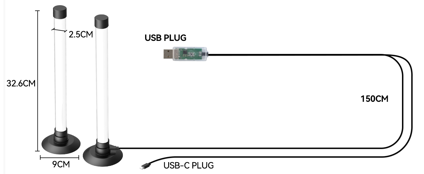 Light Bar Set Accessories gaming lights
