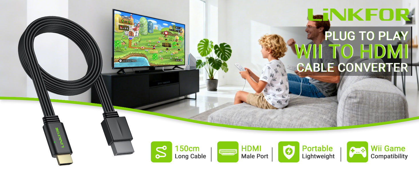 Wii to HDMI Converter