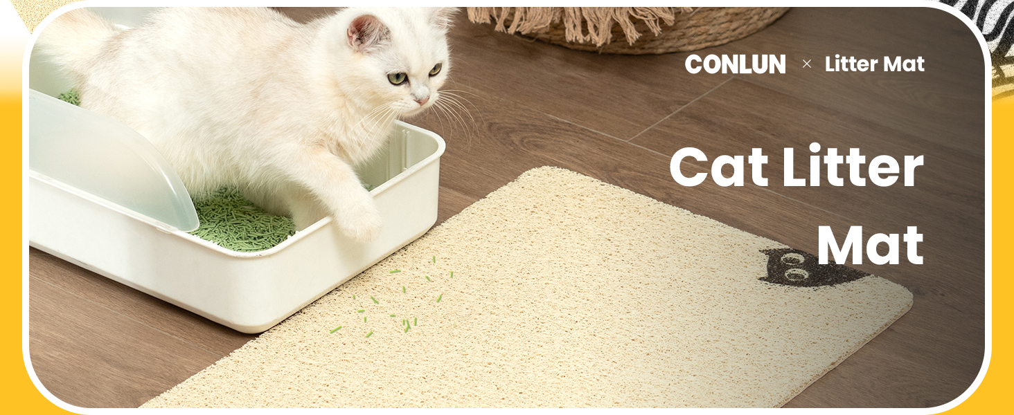 cat litter mat