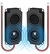 MakerHawk 2pcs Ar duino Speaker 5 Watt 8 Ohm Double Cavity Mini Speaker Full-Range Cavity Adverti...