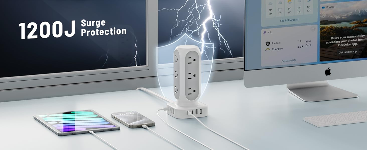 surge protector tower